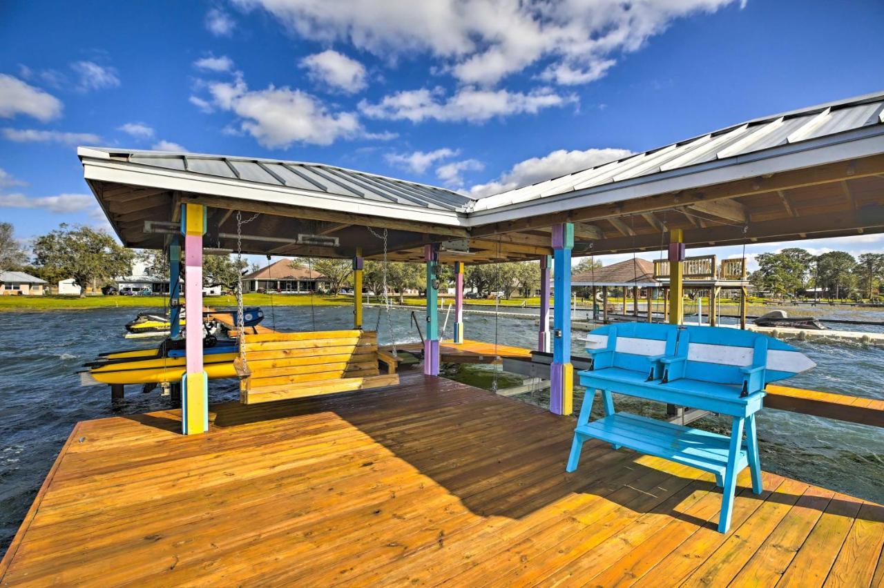 Waterfront Lake Placid Home With Dock And Fire Pit Екстериор снимка