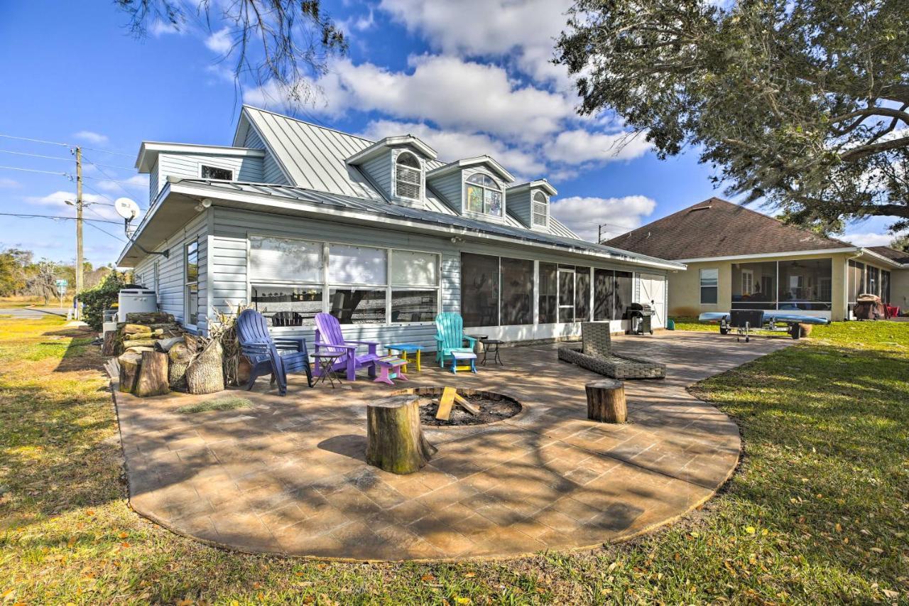 Waterfront Lake Placid Home With Dock And Fire Pit Екстериор снимка