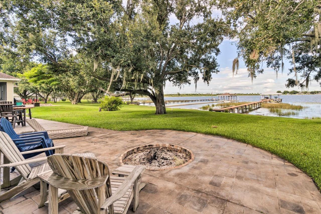 Waterfront Lake Placid Home With Dock And Fire Pit Екстериор снимка